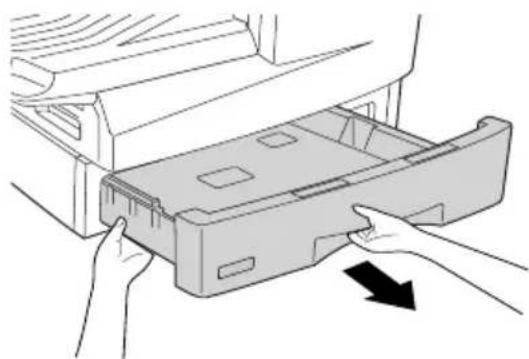 SHARP FO-5700 - Loading paper in the paper cassette - 1