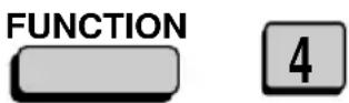 SHARP FO-5700 - Press the FUNCTION key and 4. - 1