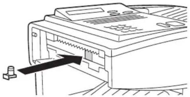 SHARP FO-5700 - Replacing the Verification Stamp - 3