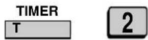 SHARP FO-5700 - Press the TIMER key and then 2. - 1