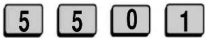 SHARP FO-5700 - Press 1 to program a Department Code, or 2 to clear a Department Code. - 4