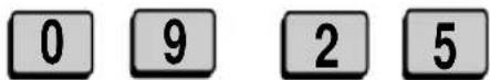 SHARP FO-5700 - Enter the year (four digits). - 2