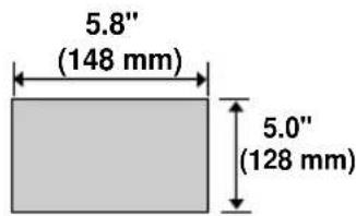 SHARP FO-5700 - Size and weight - 2
