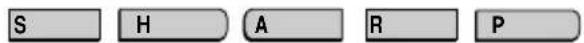 SHARP FO-5700 - Select a Program Key by pressing any Rapid Key that has not yet been programmed. - 1