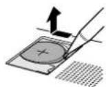 SHARP VL-PD6H - Removing the lithium battery - 1