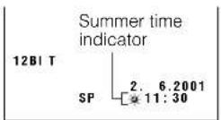 SHARP VL-PD6H - Selecting Summer Time - 6