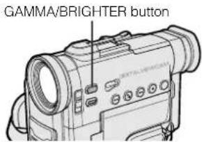 GAMMA/BRIGHTER button