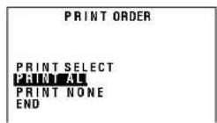 SHARP VL-PD6H - Assigning Print Order to All Images - 2