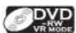 SHARP DV-RW550U - Setting a disc to protect - 1