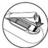 SHARP DV-RW550U - Installing batteries in the remote control - 3