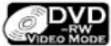 SHARP DV-RW550U - About Video mode and VR (Video Recording) mode - 2