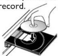 SHARP DV-RW550U - Step 2: Insert a blank disc - 5
