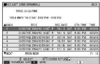 RCC LIST (1000 ORIGINAL) TITLE: CHS3 FINE TITLE INFO TO 2 SAT 8:00 PM - 9:00 PM BACK TITLE REC DATE STG TIME TIME 1 C:333FINE 2004/10 2 SAT P 10/7.2 SAT 8:00 PM 60/00N 2 C:333FINE 2004/10 9 SAT P 10/7.9 SAT 8:00 PM 60/00N 3 C:333FINE 2004/10 15 SAT P 10/16 SAT 8:00 PM 60/00N 4 C:333FINE 2004/10 23 SAT P 10/23 SAT 8:00 PM 60/00N 5 C:333FINE 2004/10 30 SAT P 10/30 SAT 8:00 PM 60/00N 6 C:333FINE 2004/11 6SAT P 11/7.6 SAT 8:00 PM 60/00N NEXT FROM NEW SELECT ENTER OUTPUT THURMAL SOCIER SERVICE