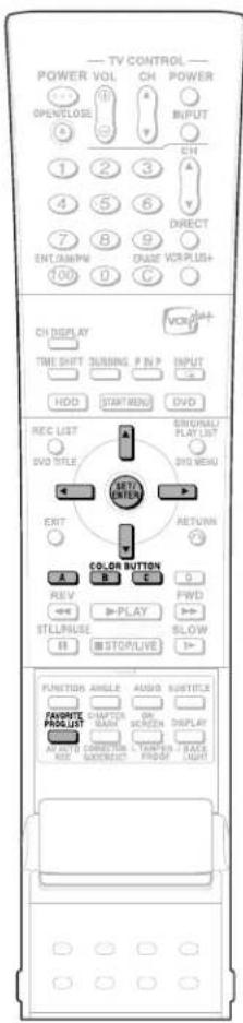 TV CONTROL POWER VOL CH POWER OPEN/LOSE INPUT 1 2 3 4 5 6 7 8 9 ENT/DRUM/PM ON/OFF/PLUG+ 100 0 C CH DISPLAY VCK TIME SHIFT SUBRING P IN P INPUT HDD START/MENU DVD REC LIST A STRONG/LAY SVD TITLE SVD MENU SET/ORER EXIT RETURN ? COLOR BUTTON 0 A B C REV FWD STILL/PULSE PLAY E STOP/LIVE SLOW FUNCTION ANGLE AUDIO SUBTITLE FAVORATE CHAMPION ON DISPLAY PRODUCTS SCREEN DISPLAY FOR CORNERS TRANSFER BACK RDC SWITCH PROOF LIGHT