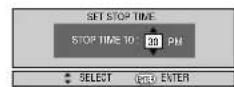 SHARP DV-HR300U - Press ▲/▼ to set the end time. - 1