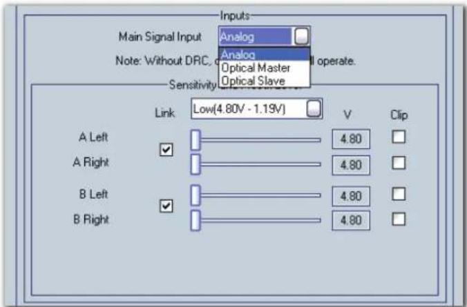 AUDISON Thesis TH uno - Amplifier Setting: Inputs - 2