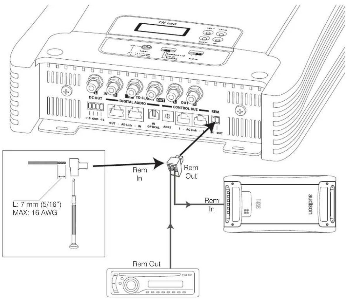 AUDISON Thesis TH uno - How to connect the remote - 1