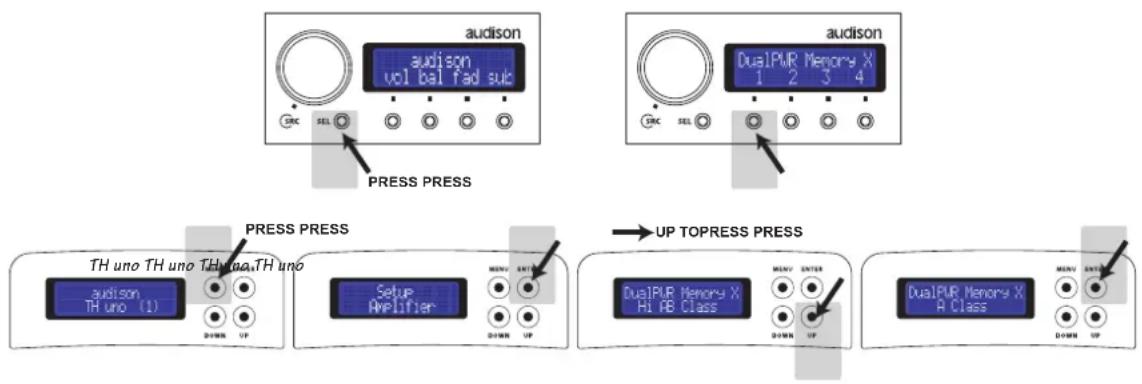 AUDISON Thesis TH uno - How to change presets on the Memory (DRC required) - 1