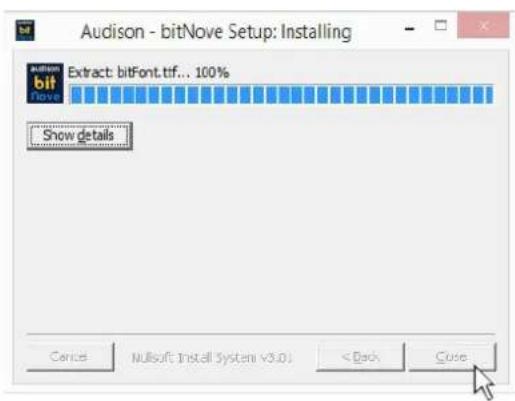 Audison - bitNove Setup: Installing Extract: bitFont.tif... 100% Show details Cancel Nullsoft Install System v3.01 < Back Close