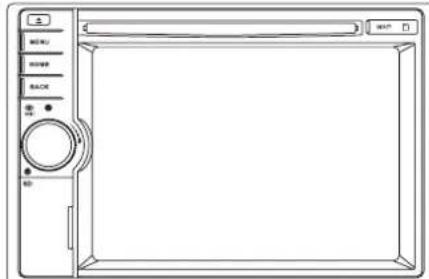 Scanned technical diagram of a device interface with labeled controls and buttons