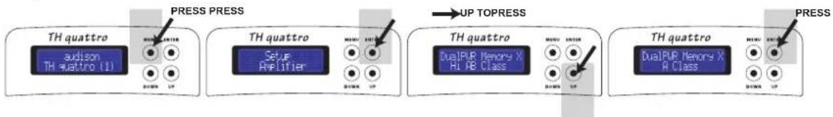 AUDISON Thesis TH quattro - How to change presets on the Memory (DRC required) - 3