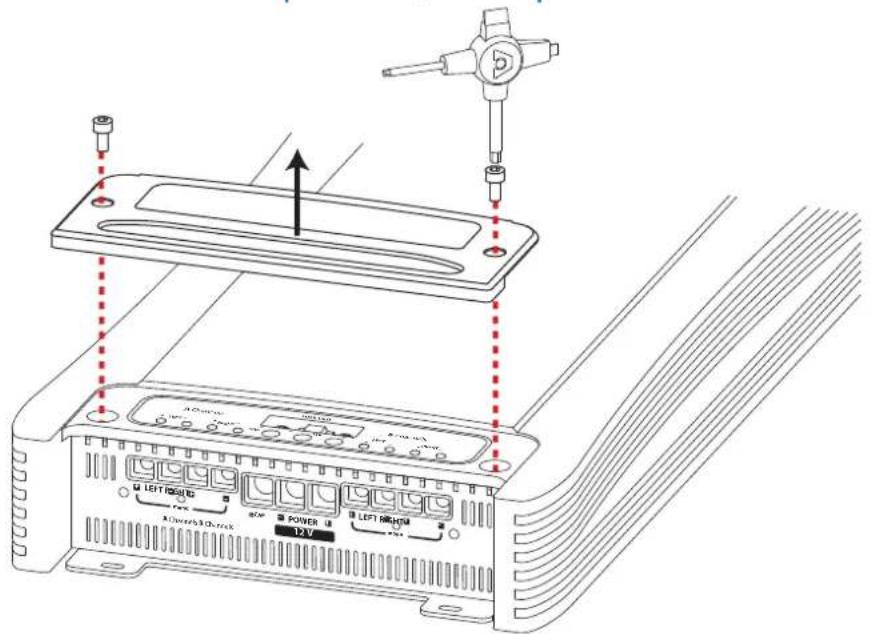 AUDISON Thesis TH quattro - How to remove the panel / the protection knob - 1