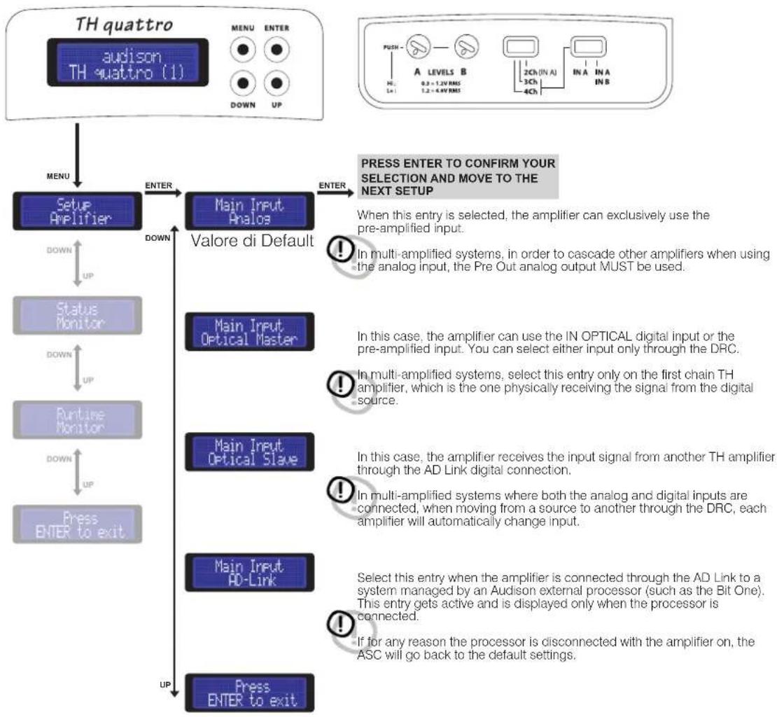 AUDISON Thesis TH quattro - Setup Amplifier: Main Input - 1