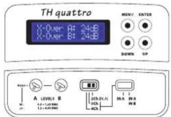 AUDISON Thesis TH quattro - Setup Lo-pass Xover Slope 24 dB - 2