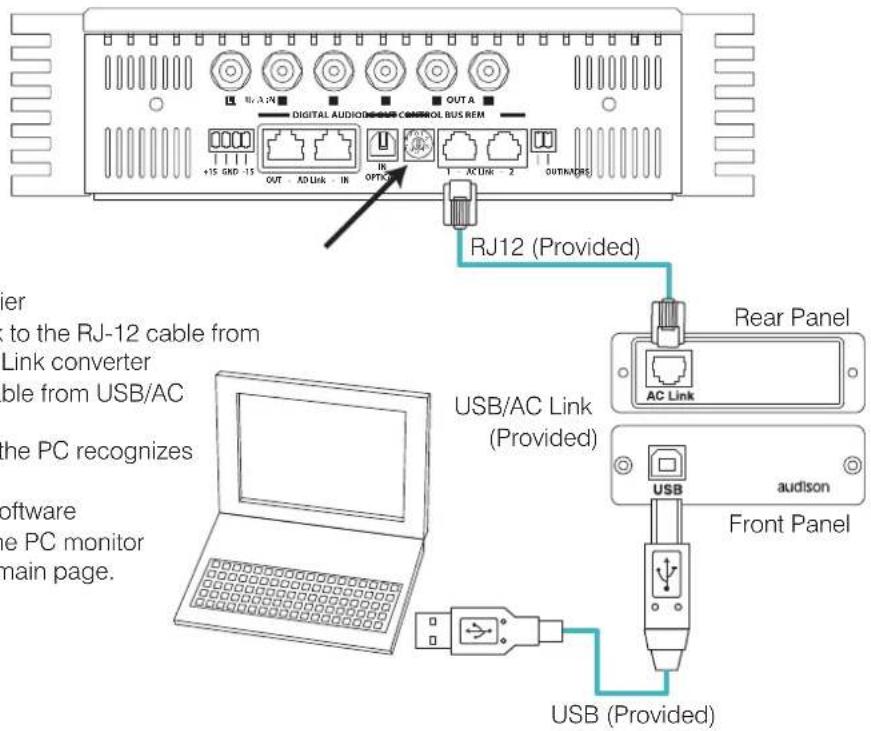 AUDISON Thesis TH quattro - Software to control Audison amplifier - 2