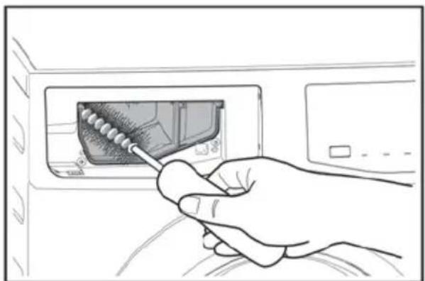 Simpson SWF7025EQWA - Cleaning The Drawer Recess - 1