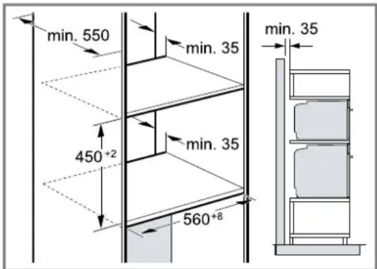 NEFF C18FT28G0 - Einbau von zwei Geräten übereinander - 1