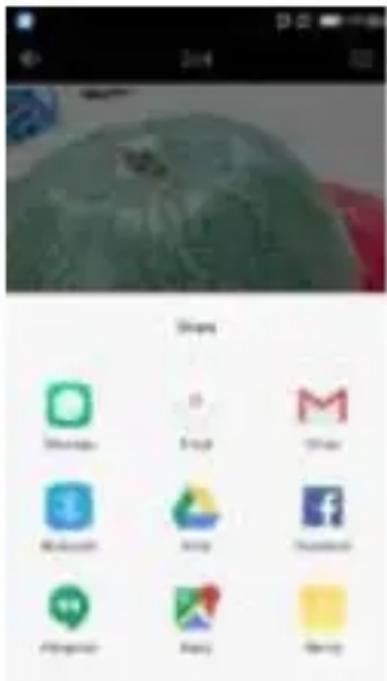 Coolpad Torino - Freigeben eines Videos oder Fotos - 1