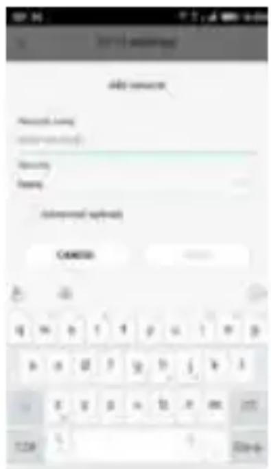 Coolpad Torino - Hinzufügen eines Netzwerks - 1