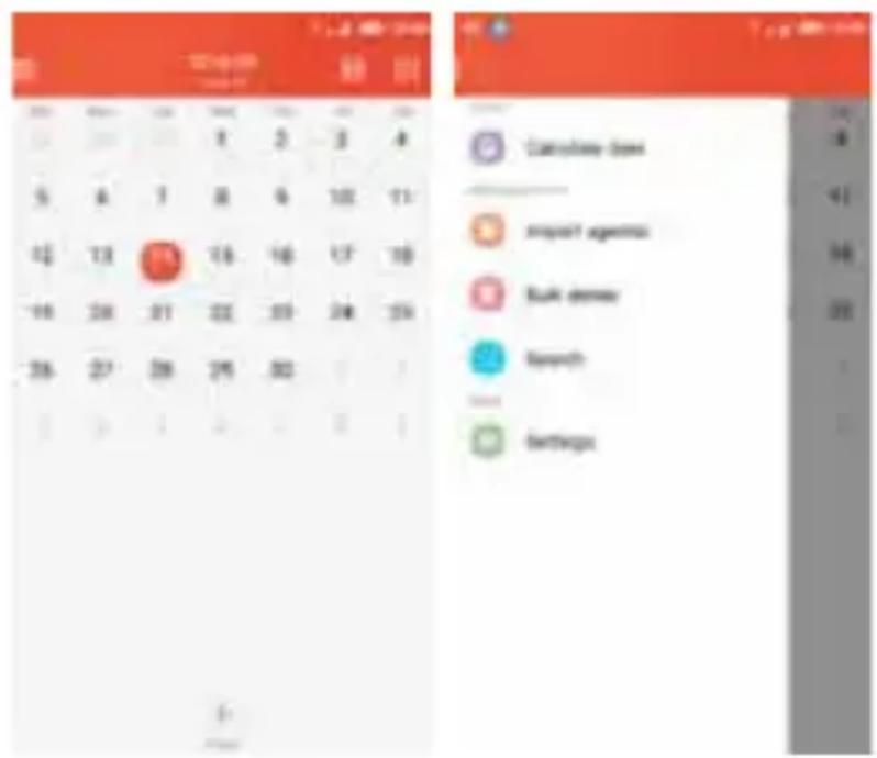 Coolpad Torino - Kalender - 1