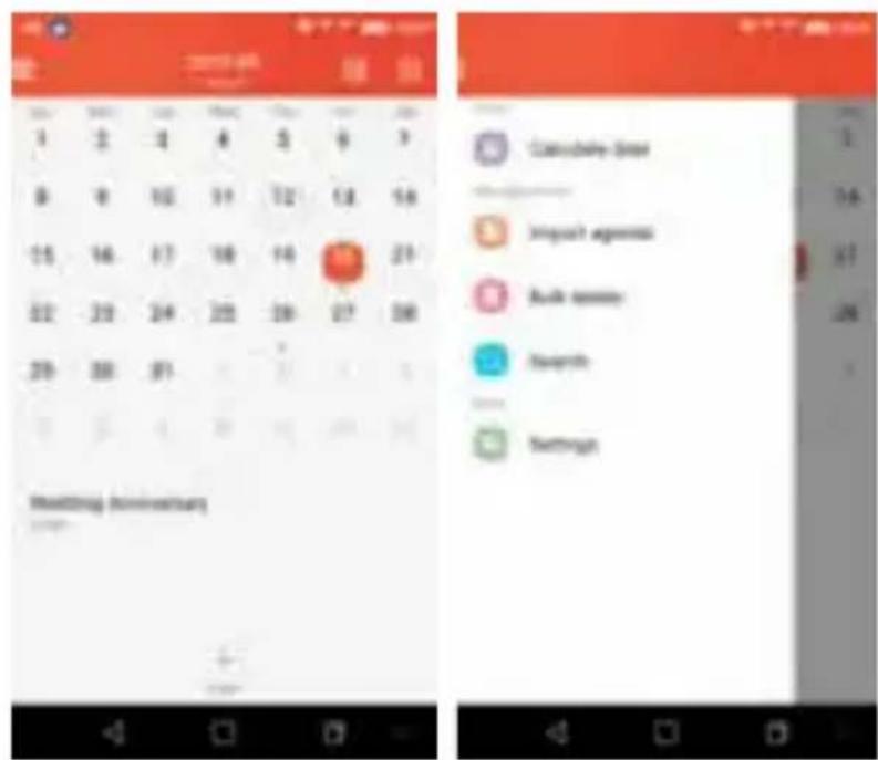 Coolpad Torino S - Kalender - 1