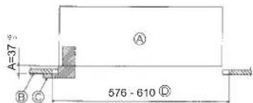 A=37 B C 576 - 610 D