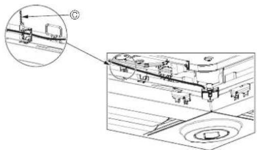 MITSUBISHI SLZ-KF25VAD - Securing the grille - 5