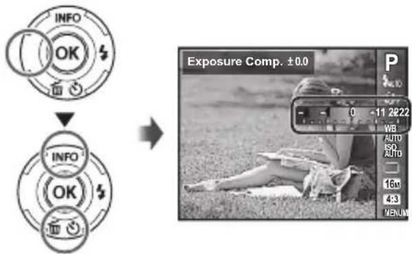 OLYMPUS DZ-100 - Using the function menu - 1