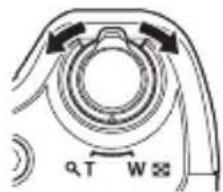 OLYMPUS DZ-100 - Turn the zoom lever. - 1