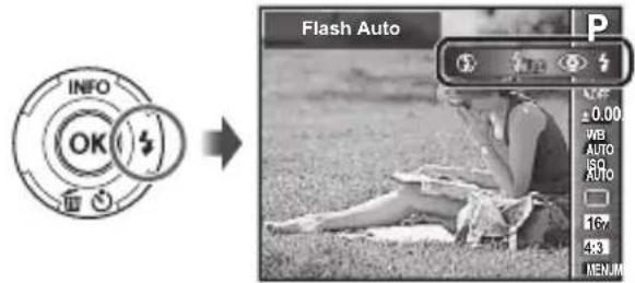 OLYMPUS DZ-100 - Using the flash - 2