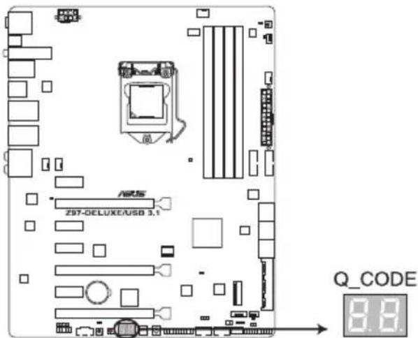 ASUS Z97-DELUXE/USB 3.1 - Q-Code LEDs - 1