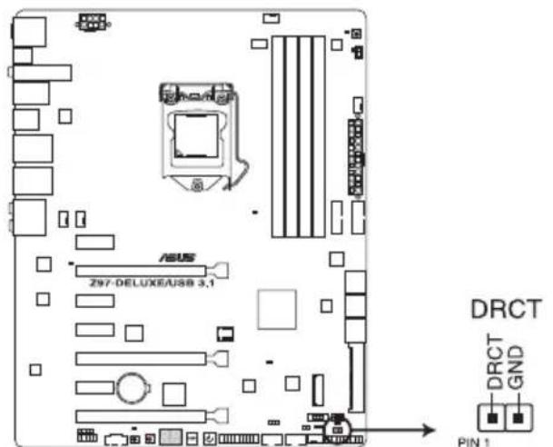 ASUS Z97-DELUXE/USB 3.1 - DirectKey connector (2-pin DRCT) - 1