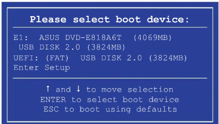 ASUS Z97-DELUXE/USB 3.1 - Booting the system in DOS environment - 1