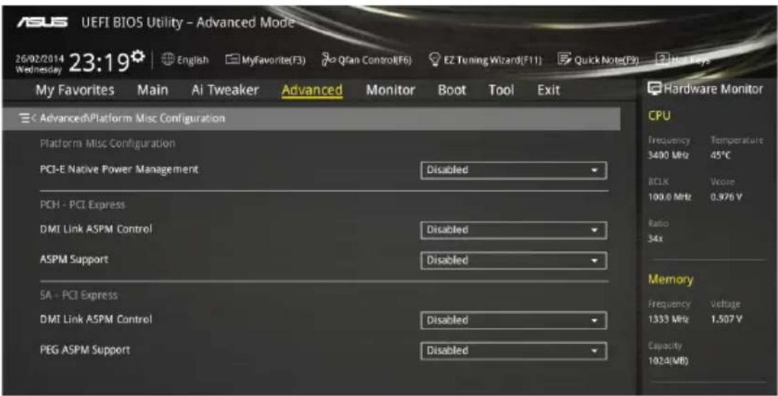 ASUS Z97-DELUXE/USB 3.1 - Platform Misc Configuration - 1