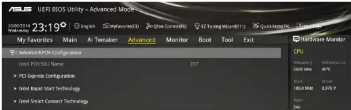 ASUS Z97-DELUXE/USB 3.1 - PCH Configuration - 1