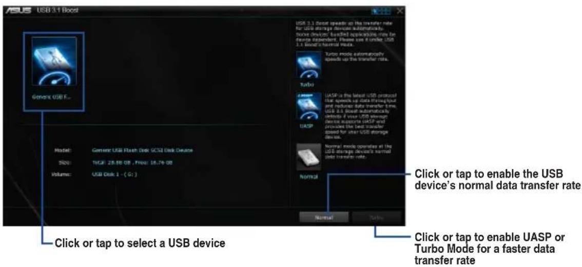 ASUS Z97-DELUXE/USB 3.1 - Using the USB 3.1 Boost - 1