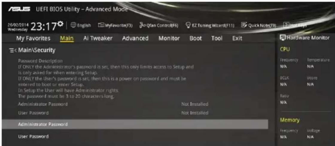 ASUS Z97-DELUXE/USB 3.1 - Security - 1