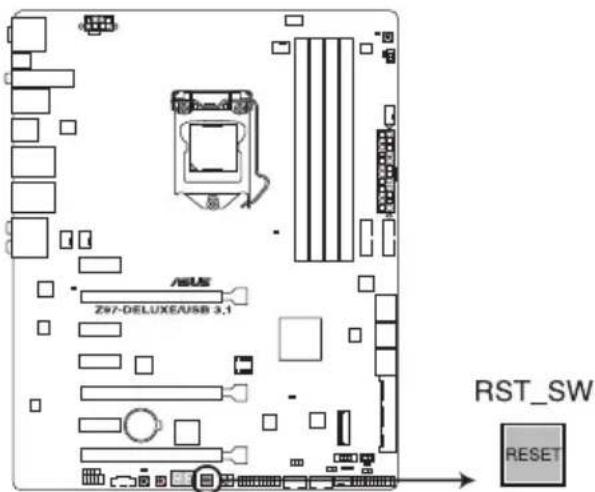 ASUS Z97-DELUXE/USB 3.1 - Reset button - 1