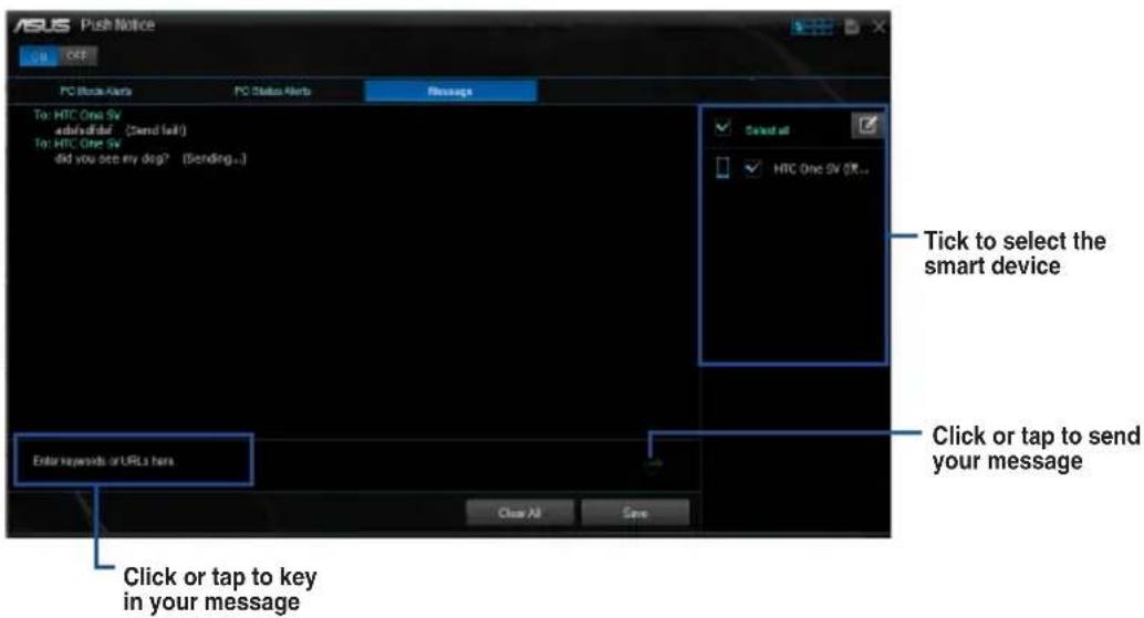 ASUS Z97-DELUXE/USB 3.1 - Sending messages to your smart device - 1
