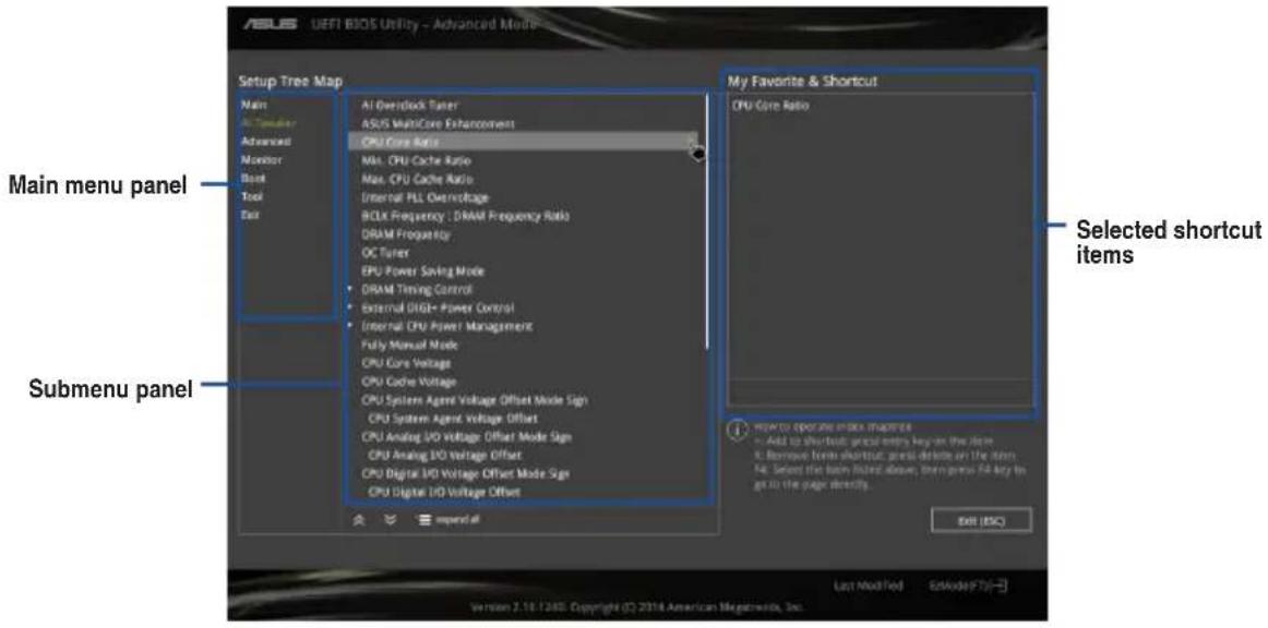 ASUS Z97-DELUXE/USB 3.1 - Adding items to My Favorites - 1